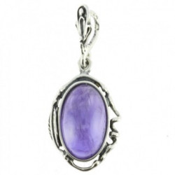 Sterling Silver Amethyst Pendant P30-02