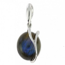 Sterling Silver Labradorite Pendant P30-04