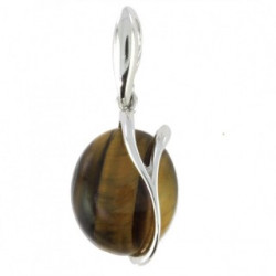 Sterling Silver Tiger's Eye Pendant