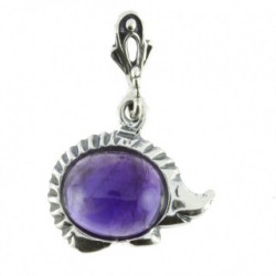 Sterling Silver Amethyst Pendant P30-07