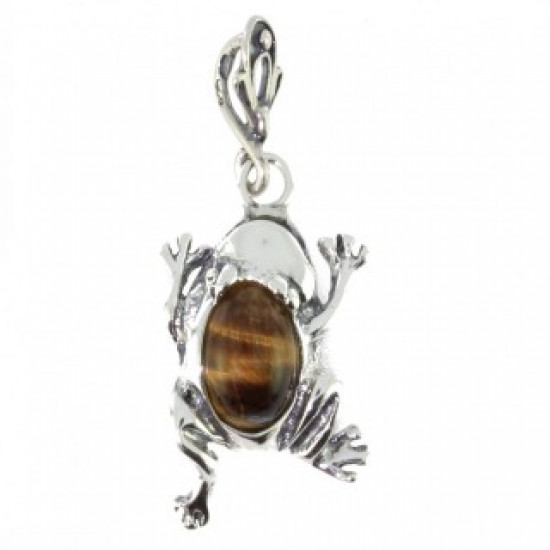 Sterling Silver Tiger's Eye Pendant