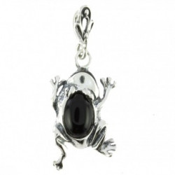Sterling Silver Black Onyx Pendant P30-08