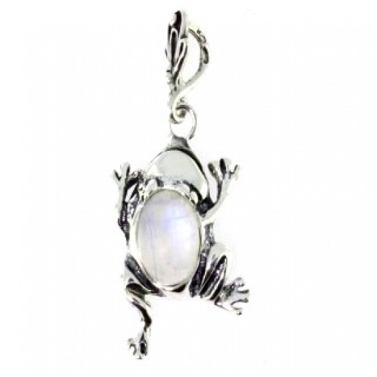 Sterling Silver Moonstone Pendant P30-08