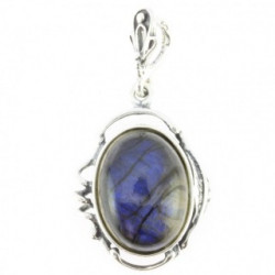 Sterling Silver Labradorite Pendant P34-02