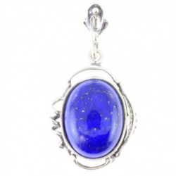 Sterling Silver Lapis Lazuli Pendant P34-02