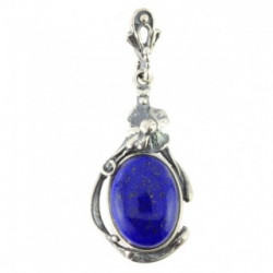 Sterling Silver Lapis Lazuli Pendant P34-03
