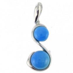 Sterling Silver Turquoise Pendant