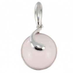 Sterling Silver Rose Quartz Pendant