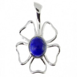 Sterling Silver Lapis Lazuli Pendant P34-07