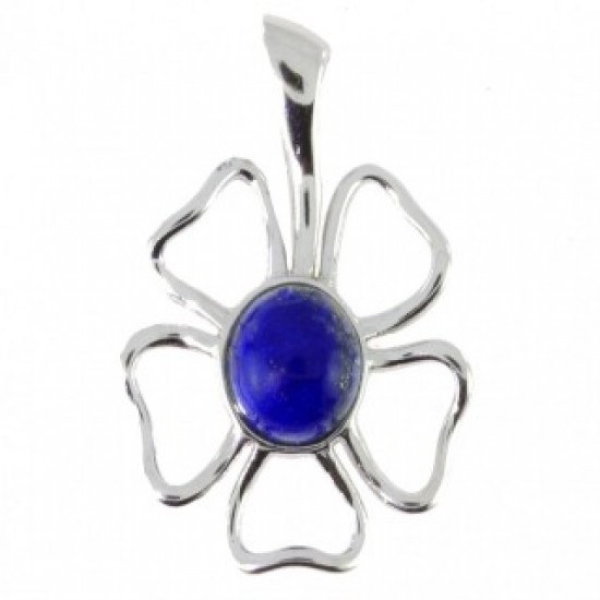 Sterling Silver Lapis Lazuli Pendant P34-07