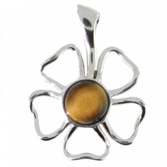 Sterling Silver Tiger's Eye Pendant