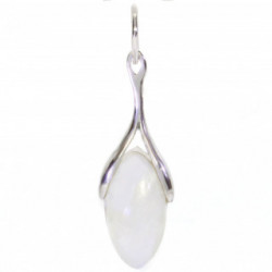 Sterling Silver Moonstone Pendant P34-12