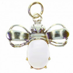 Sterling Silver Rose Quartz Pendant