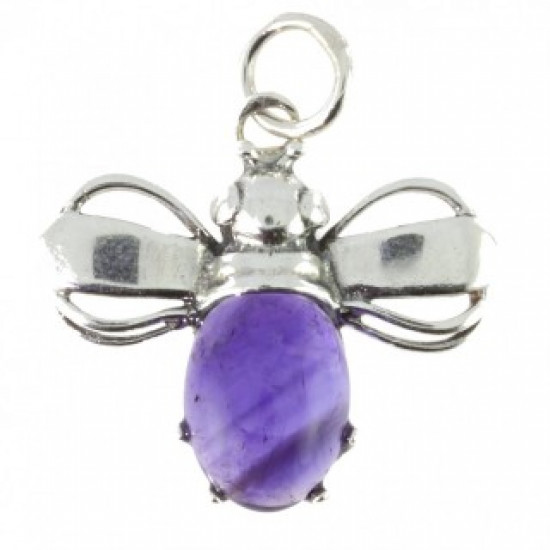 Sterling Silver Amethyst Pendant P38-05 Sterling Silver Amethyst Pendant P38-05
