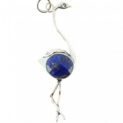 Sterling Silver Lapis Lazuli Pendant P38-06