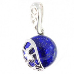 Sterling Silver Lapis Lazuli Pendant P42-03