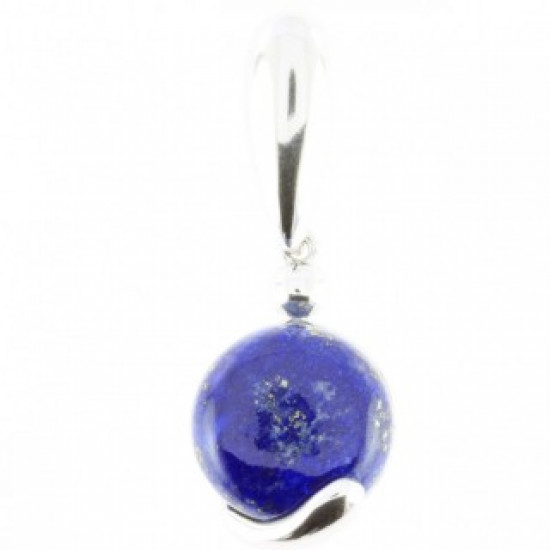 Sterling Silver Lapis Lazuli Pendant P50-03