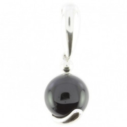 Sterling Silver Black Onyx Pendant P50-03
