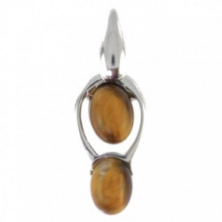 Sterling Silver Tiger's Eye Pendant