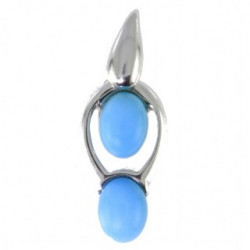 Sterling Silver Turquoise Pendant