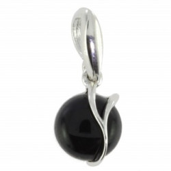 Sterling Silver Black Onyx Pendant P18-03
