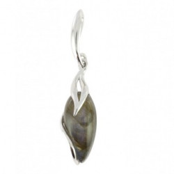 Sterling Silver Labradorite Pendant P26-06