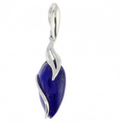 Sterling Silver Lapis Lazuli Pendant P26-06