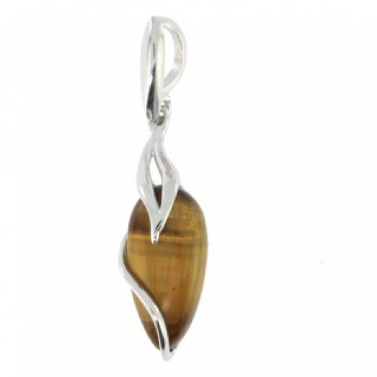Sterling Silver Tiger's Eye Pendant