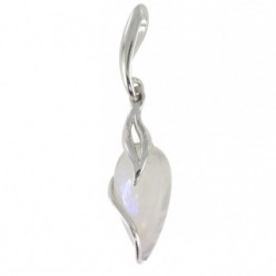 Sterling Silver Moonstone Pendant P26-06