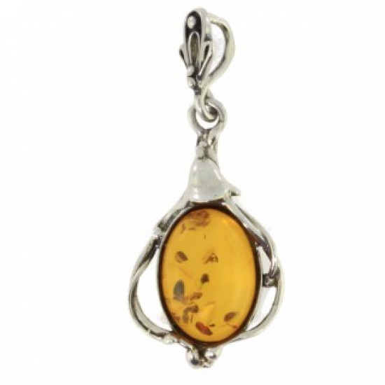pendentif P34-01 ambre
