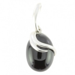 Sterling Silver Black Onyx Pendant P34-05