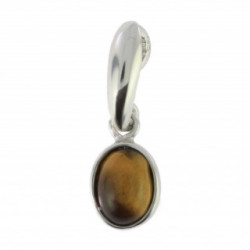 Sterling Silver Tiger's Eye Pendant