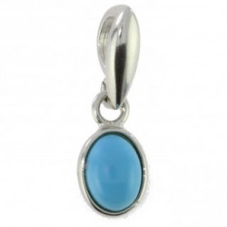 Sterling Silver Turquoise Pendant