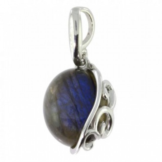 Sterling Silver Labradorite Pendant P30-05