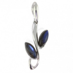 Sterling Silver Labradorite Pendant P30-09