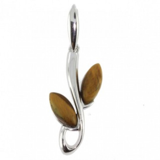 Sterling Silver Tiger's Eye Pendant