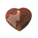 Mini fossil wood heart