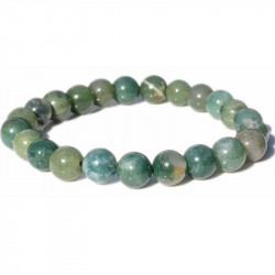 moss agate bracelet 8mm