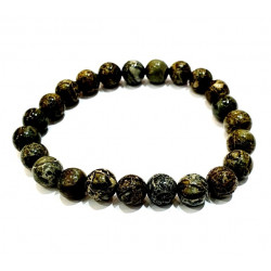 Green Brecciated Jasper Bracelet 8mm