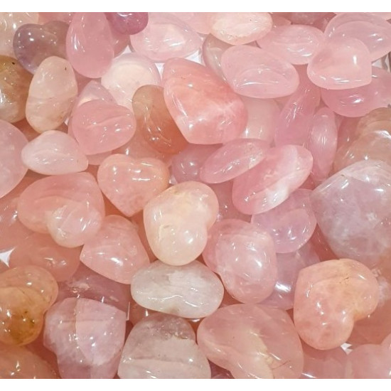 Mini Rose quartz heart
