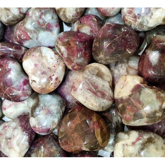mini heart rubellite