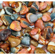 mini polychrome jasper heart