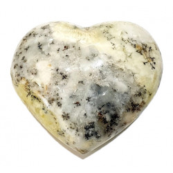 Opal dendrites heart