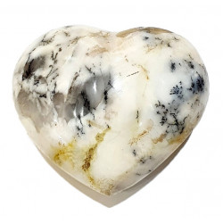 Opal dendrites heart