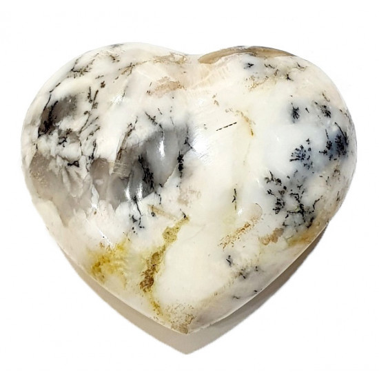 Opal dendrites heart