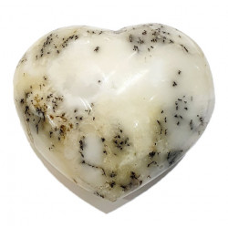 Opal dendrites heart