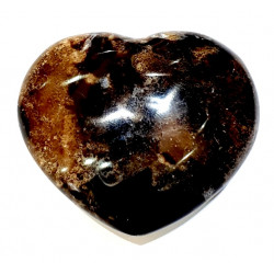 Black opal heart