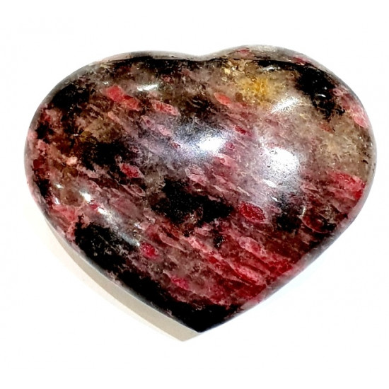 Rhodonite heart