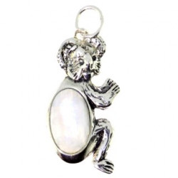 Sterling Silver Moonstone Pendant P54-03