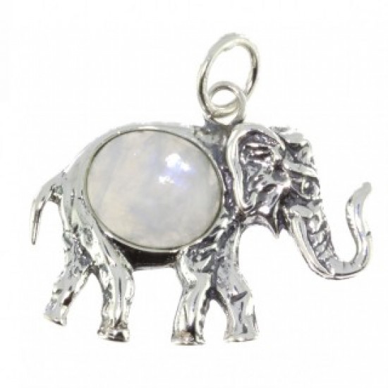Sterling Silver Moonstone Pendant P54-04